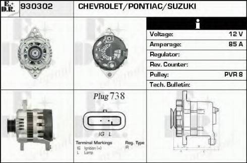 EDR 930302 - Ģenerators adetalas.lv