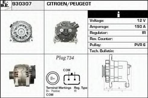 EDR 930307 - Ģenerators adetalas.lv