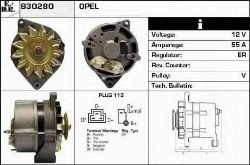 EDR 930280 - Ģenerators adetalas.lv