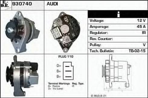 EDR 930740 - Ģenerators adetalas.lv