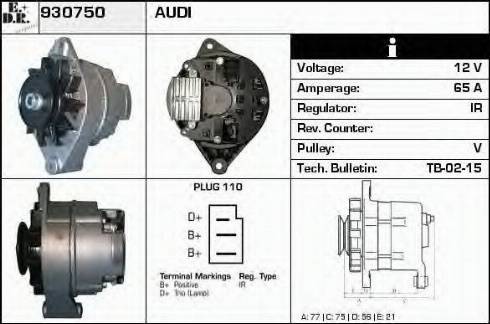 EDR 930750 - Ģenerators adetalas.lv