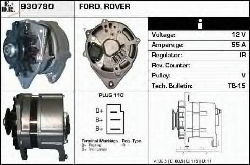 EDR 930780 - Ģenerators adetalas.lv