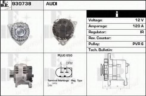 EDR 930738 - Ģenerators adetalas.lv