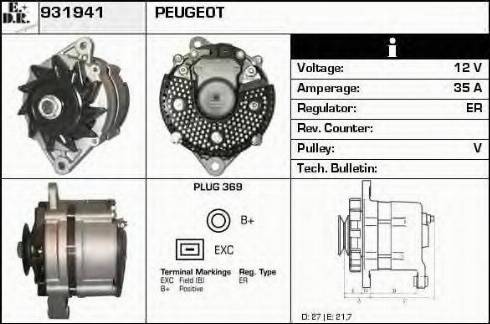 EDR 931941 - Ģenerators adetalas.lv