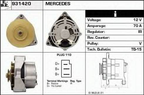 EDR 931420 - Ģenerators adetalas.lv