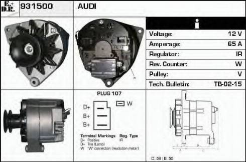 EDR 931500 - Ģenerators adetalas.lv