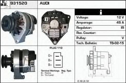 EDR 931520 - Ģenerators adetalas.lv