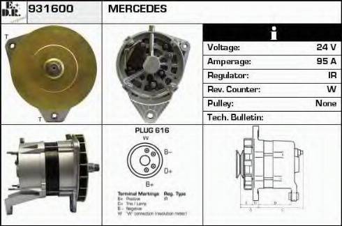 EDR 931600 - Ģenerators adetalas.lv