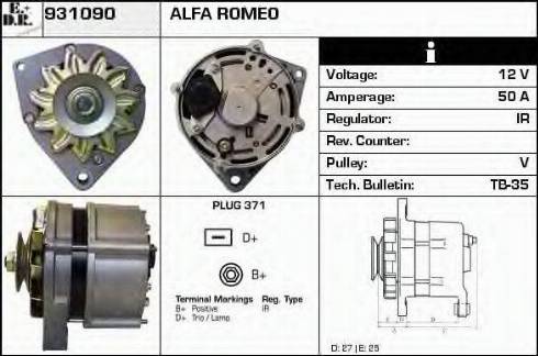 EDR 931090 - Ģenerators adetalas.lv