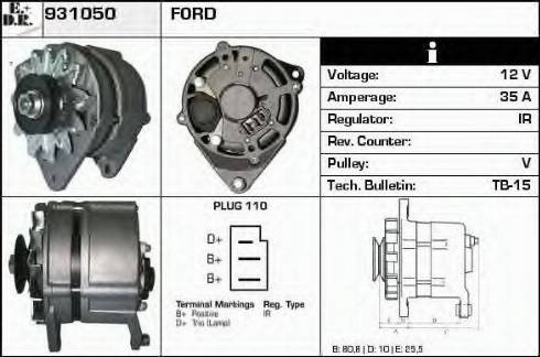 EDR 931050 - Ģenerators adetalas.lv