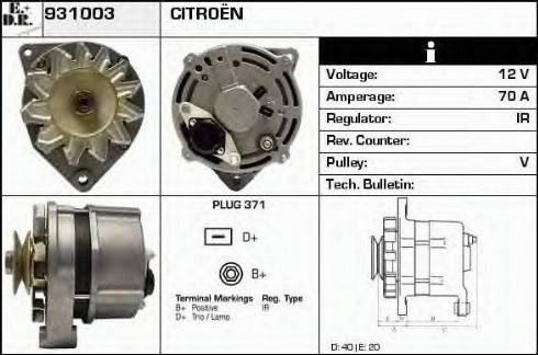 EDR 931003 - Ģenerators adetalas.lv