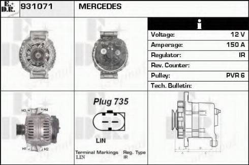 EDR 931071 - Ģenerators adetalas.lv