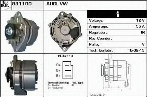 EDR 931100 - Ģenerators adetalas.lv