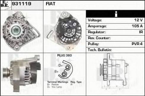 EDR 931119 - Ģenerators adetalas.lv