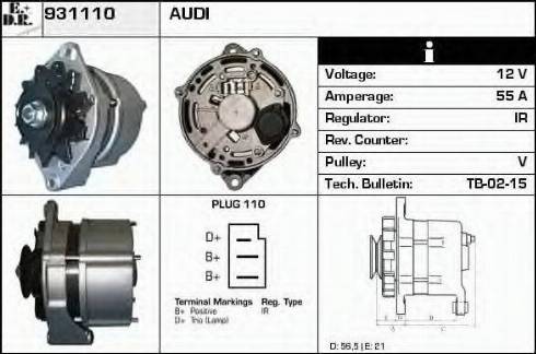 EDR 931110 - Ģenerators adetalas.lv