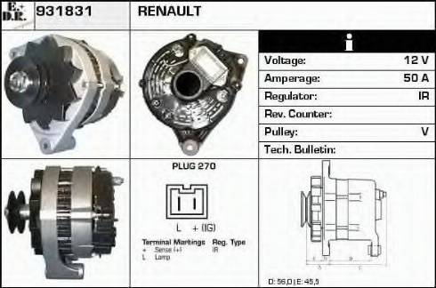 EDR 931831 - Ģenerators adetalas.lv