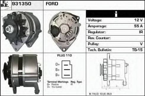 EDR 931350 - Ģenerators adetalas.lv