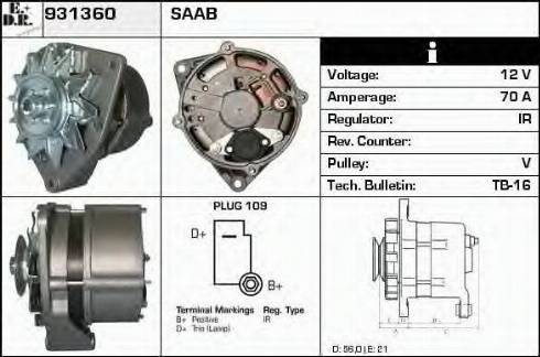 EDR 931360 - Ģenerators adetalas.lv