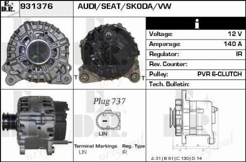 EDR 931376 - Ģenerators adetalas.lv