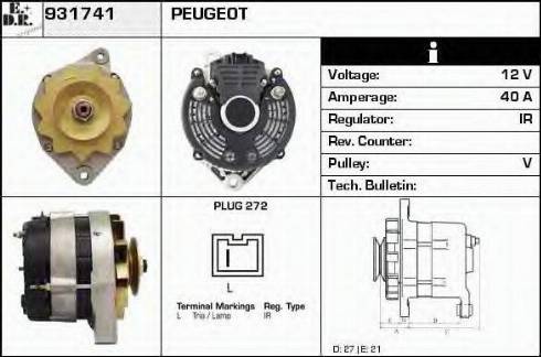 EDR 931741 - Ģenerators adetalas.lv