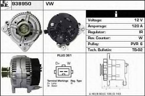 EDR 938950 - Ģenerators adetalas.lv