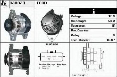 EDR 938920 - Ģenerators adetalas.lv