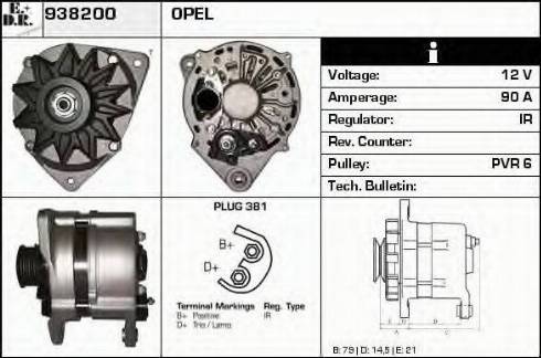 EDR 938200 - Ģenerators adetalas.lv