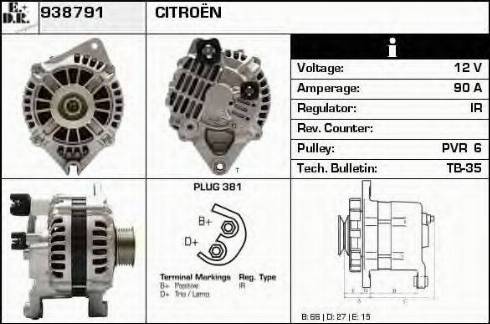 EDR 938791 - Ģenerators adetalas.lv