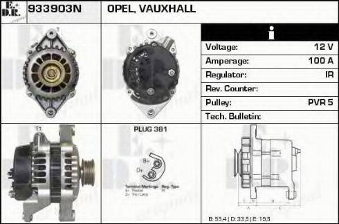 EDR 933903N - Ģenerators adetalas.lv