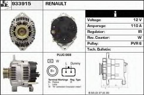 EDR 933915 - Ģenerators adetalas.lv