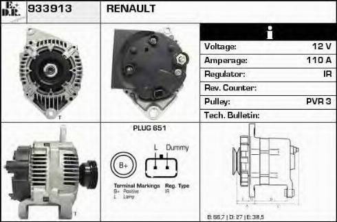 EDR 933913 - Ģenerators adetalas.lv