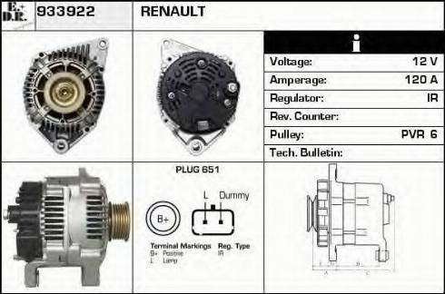 EDR 933922 - Ģenerators adetalas.lv