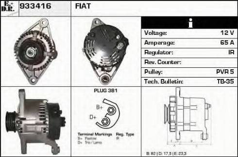 EDR 933416 - Ģenerators adetalas.lv