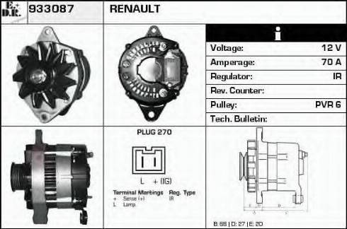 EDR 933087 - Ģenerators adetalas.lv