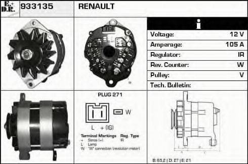 EDR 933135 - Ģenerators adetalas.lv