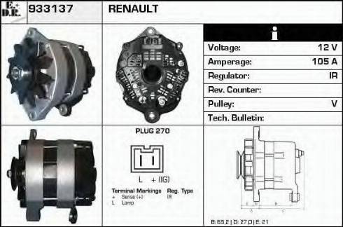 EDR 933137 - Ģenerators adetalas.lv