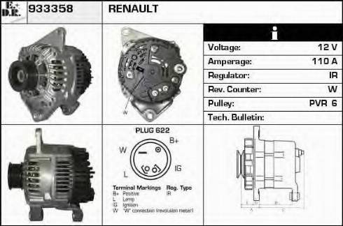 EDR 933358 - Ģenerators adetalas.lv