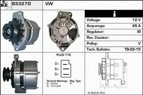 EDR 933270 - Ģenerators adetalas.lv