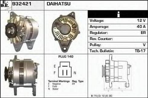 EDR 932421 - Ģenerators adetalas.lv