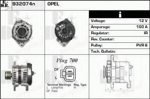 EDR 932074N - Ģenerators adetalas.lv