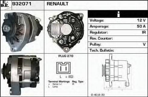 EDR 932071 - Ģenerators adetalas.lv