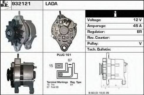 EDR 932121 - Ģenerators adetalas.lv