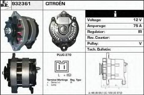 EDR 932361 - Ģenerators adetalas.lv