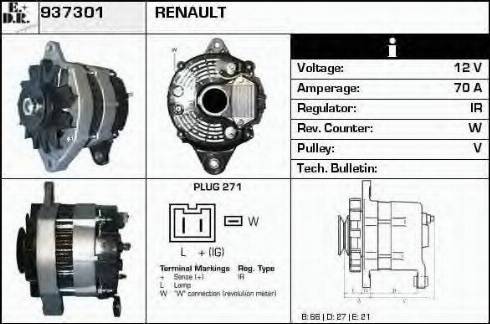 EDR 937301 - Ģenerators adetalas.lv