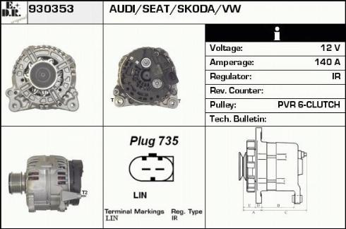 EDR WA11464 - Ģenerators adetalas.lv