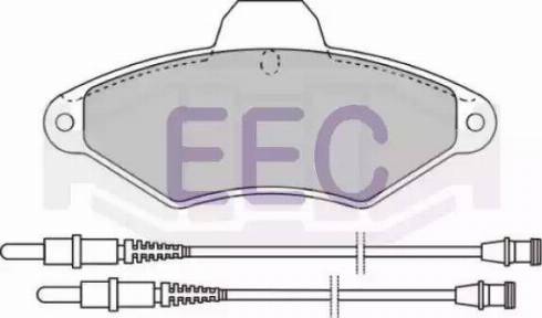 EEC BRP0803 - Bremžu uzliku kompl., Disku bremzes adetalas.lv