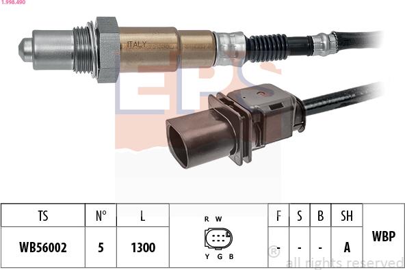 EPS 1.998.490 - Lambda zonde adetalas.lv