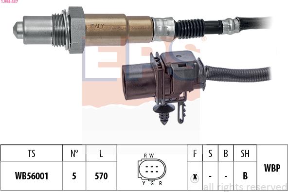 EPS 1.998.437 - Lambda zonde adetalas.lv