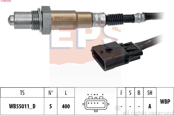 EPS 1.998.504 - Lambda zonde adetalas.lv