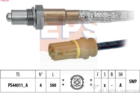 EPS 1.998.328 - Lambda zonde adetalas.lv